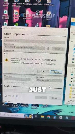 💻 Wanna upgrade to Windows 11? 👀 Here’s a simple step-by-step guide on how to create and install a Windows 11 bootable USB — perfect for beginners! ⚙️✨ No need to be techy, just follow the process and you’ll have it running in no time! 🚀 #Windows11 #BootableUSB #TechTutorial #PCSetup #WindowsGuide #SimplyTechKey #TechTips #WindowsInstallation #TechTokPH | Simply Tech-key