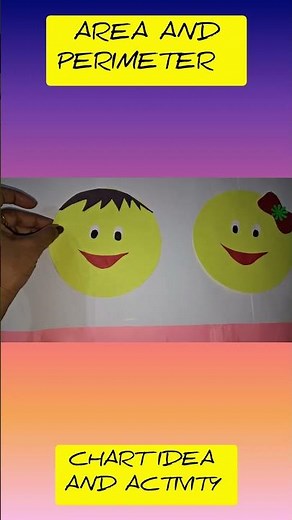 Area vs Perimeter made super easy ✨Simple chart + fun activity for better understanding 📐📊✏️