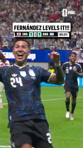GOOOOAAL! ENZO FERNÁNDEZ DRAWS ARGENTINA LEVEL WITH ENGLAND IN THE SEMIFINALS
