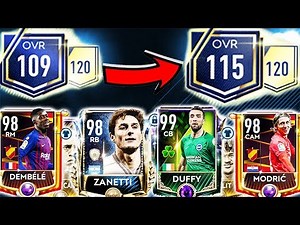 BIGGEST FIFA MOBILE UPGRADE EVER ! 109 TO 115 ! FIFA MOBILE 19 GAMEPLAY