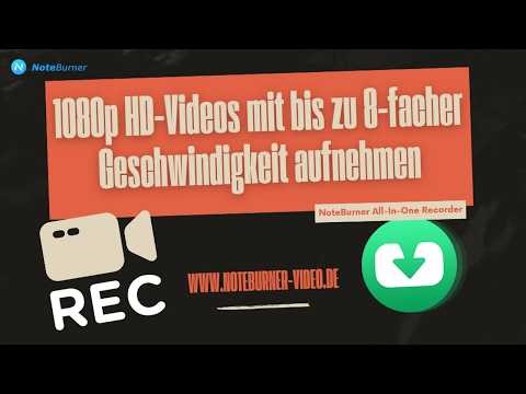 Full HD (1080p) Aufnahmen mit bis zu 8x Geschwindigkeit – Schnell & Einfach #livestream #aufnahme