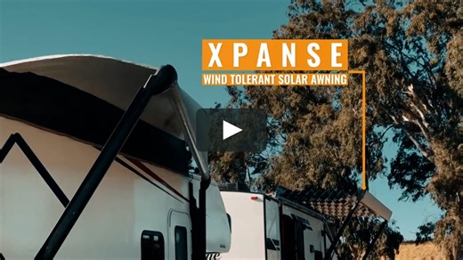 Xpanse - Wind-tolerant solar awning