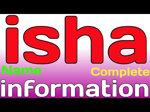 Isha Name Meaning | Isha Naam Ki Rashi | Isha Name Full Details | The Secret of Name