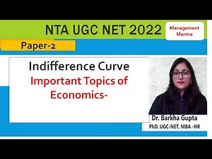 Indifference Curve Meaning Video Lecture | Crash Course for UGC NET Management