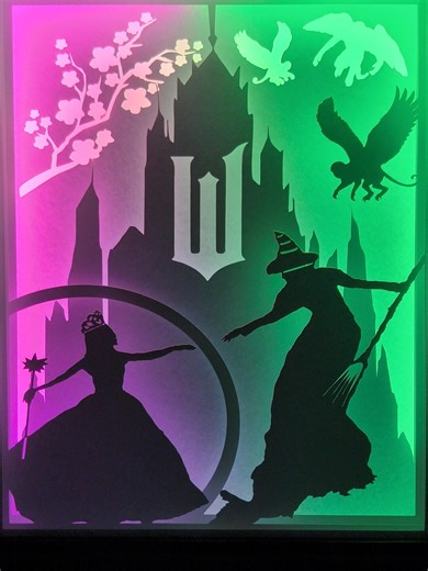 Wicked Witch Castle Shadow Box Lighted Art (20x25 Inch) - Etsy