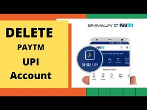How To Delete Paytm UPI Account | Deactivate Paytm UPI