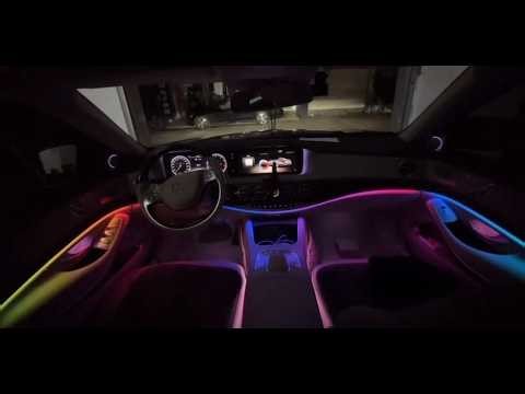 256 Color 2014-2020 Benz S W222 Gradient Ambient Lighting Atmosphere Light