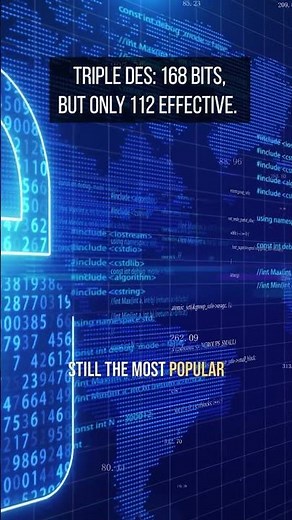 AES vs Triple DES: Which Encryption Key Is Stronger? 🔐 #cybersecurity