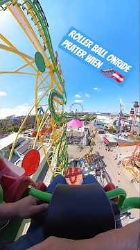 Roller Ball Onride Prater Wien 🎢 🇦🇹 #rollercoaster #adrenaline #themepark #shorts #viral #prater