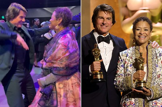 Watch Tom Cruise dance with Debbie Allen ahead of receiving their honorary Oscars