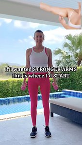 2K views · 714 reactions | Just getting started? If I wanted stronger arms, here is where I’d start ♦️ Bicep Curls x10 ♦️ Shoulder Press x10 ♦️ Tricep Extension x10  Start light, then gradually build up as you get stronger. ✅ Always warm up first and focus on good form - it’s key for progress!  Please save & share | Harmony Kaii | Facebook