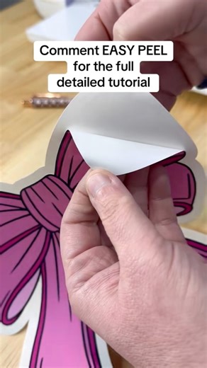 Have you ever made an easy peel sticker what that means is that your sticker does not have an edge so it’s easier to remove it from the backing. A lot of people get so flustered trying to do this, but I think my tutorial is gonna really demystify the project comment easy peel for the full tutorial. #cricut #cricutprintthencut #cricutmade #cricuttutorials #cricutprojects | Corinne Blackstone
