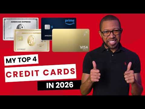 These Are the 4 Credit Cards I'm Using in 2026! | What's in My Wallet