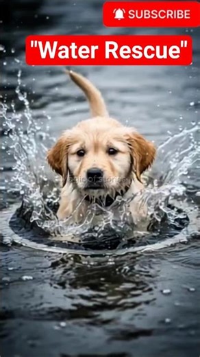 "Puppy Saved from Fast Flood Water" #animalrescue #dogrescue #waterrescue #shorts