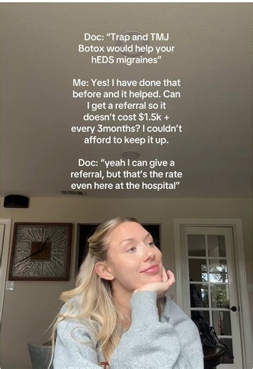 make it make sense…I do think Botox treatments are great for migraine management, but still trying to understand the cost $😭 #americanhealthcare #tmjtreatment #barbiebotox #chronicpain #hEDS