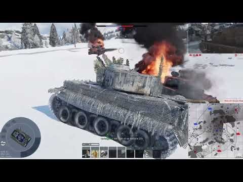 Gameplay WT Tiger OST BR 5.7, Winter 12 CounterPunch