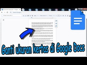 How to change the paper size in Google docs