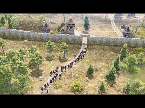 Farthest Frontier | BIGGEST Medieval Fortress Building & Military Barracks Troop Training Defenses