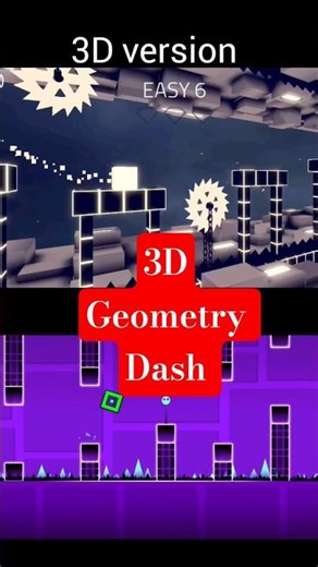 Geometry Dash 3D vs 2D 😲 which is better? #geometrydash