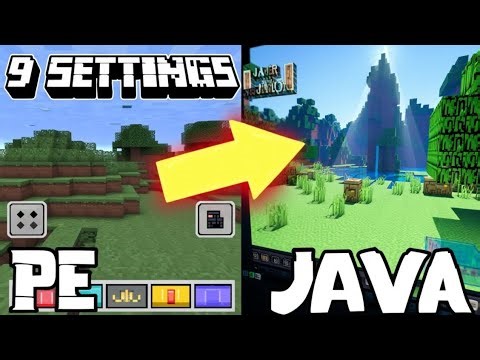 Turn Minecraft PE Into Java Edition With These 9 Settings 😱