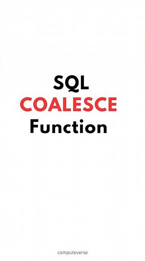 🔍 SQL COALESCE Function🛠️