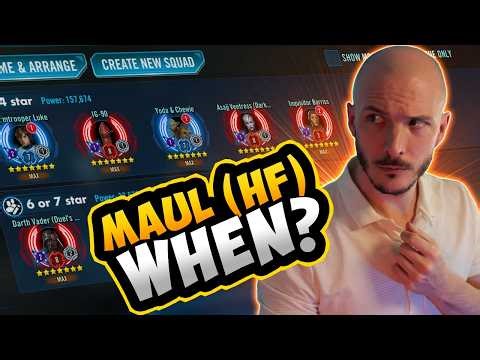 Maul (Cash Fuelled) - When is he back, and what are the requirements?