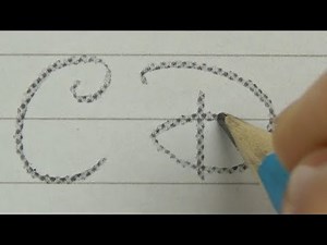 How to write Disney font with pencil | Waltograph alphabet handwriting