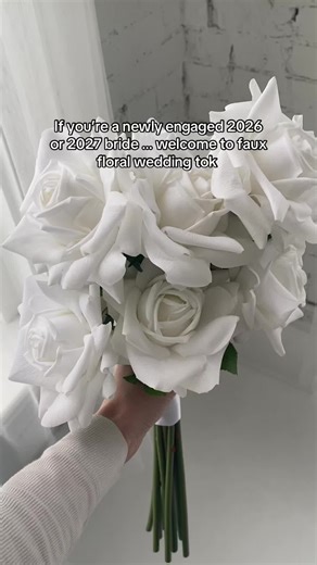 Brides in search of stunning wedding flowers that you can keep forever, and that won’t wilt or ☠️ after just a couple days …. Welcome to our world of beautiful fauxs #engagement #2027bride #2026bride #bridetobe #weddingplanning