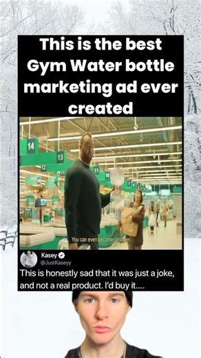 This is the best Gym Water bottle marketing ad ever created