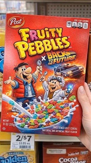 Fruity Pebbles x Back To The Future Collab is RELEASE?!