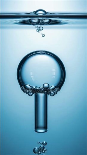 Perfect Bubble Formation & Dissolving! 🫧💧 Deeply Satisfying Water ASMR #shorts