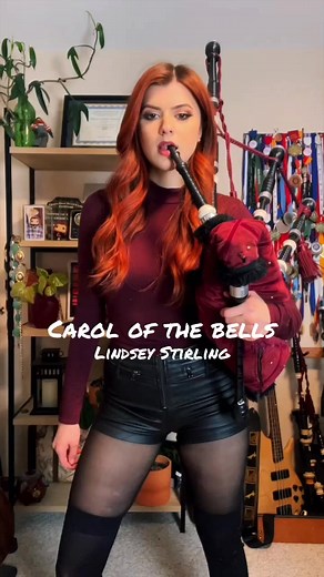 Carol of the Bells - Lindsey Stirling for this lovely Christmas Eve! #bagpipes #bagpiper #carolofthebells #lindseystirling #allythepiper #piperally | Ally the Piper