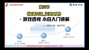 FPS类游戏C  绘制透视小白入门讲解 第三节《配置环境》（安装工具） Opengl计算机图形学Imgui库UE4/5,Unity 从正向编程小白到逆向大佬