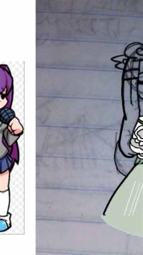 porcelain ddlc girl series pt2 #trending #new #ddlc #animeoc #yuri #art #onlineart #dokidoki