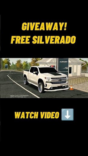 Giveaway Chevrolet Silverado! Car Parking Multiplayer New Update