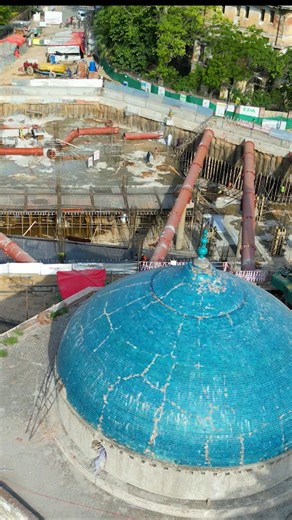 Neela Gumbad Underground Parking Plaza progress Update #architecture #Neelagumbad #construction