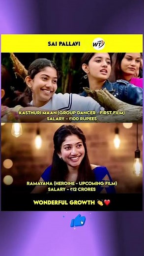 From ₹100 Group Dancer To ₹12 Crore Heroine — Sai Pallavi’s Inspiring Journey 🔥