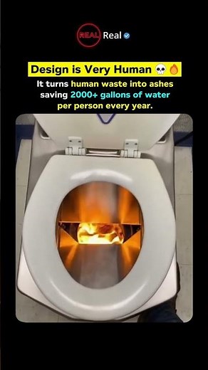 This Toilet Actually Uses FIRE? 🚽🔥