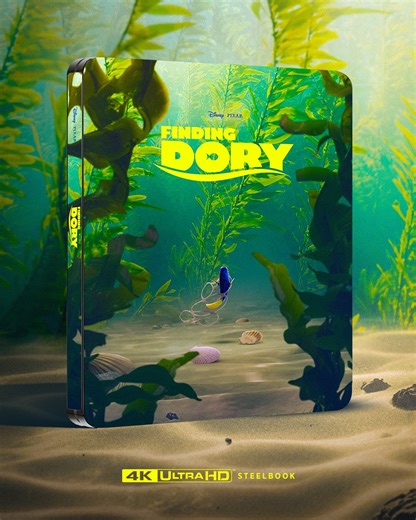 Nicolas Tetreault-Abel | Finding Dory (2016) . Always love the feeling of the Kelp Forest and want to give that vibe to the steelbook. I hope you’ll love it ! See... | Instagram