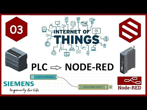 🔶 Leer DATOS del PLC desde NodeRed || Comunicación S7 || IIoT SIEMENS - NodeRed 📩