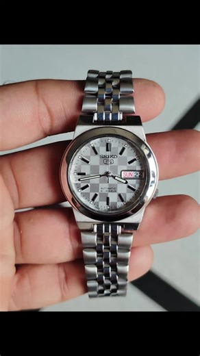 The Stone Age Antiques (Ajesh Jose) | A gorgeous pre-owned Seiko automatic mens watch with check dial Japan made 7s26 After market Jubilee bracelet Size 35mm 4400/- dm for... | Instagram