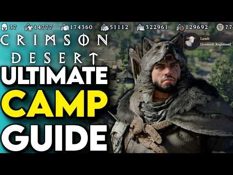 Ultimate CAMP Guide In Crimson Desert! | Crimson Desert Farming, Ranching, Mission Dispatches Tips