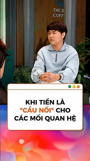 Đây là suy nghĩ thực dụng hay thực tế: Khi tiền là cầu nối cho mọi mối quan hệ
