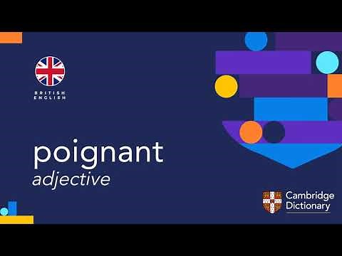 How to pronounce poignant | British English and American English pronunciation