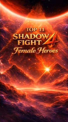 🔥Top 11 Female Heroes in Shadow Fight 4 😍🔥||Most Powerful & Stylish! ‪@Niladri-SF3_FAMILY‬ #sf4