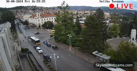 【LIVE】 Webcam en direct Veliko Tarnovo - Bulgarie | SkylineWebcams