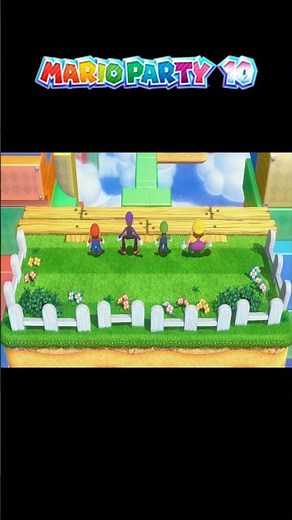 Mario Party 10 Luigi VS Waluigi VS Mario VS Wario Mushroom Park
