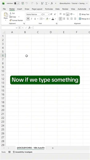 Excel tutoring VBA autofit width Excel formula hacks @excelisfun #excel #formulaic #spreadsheets