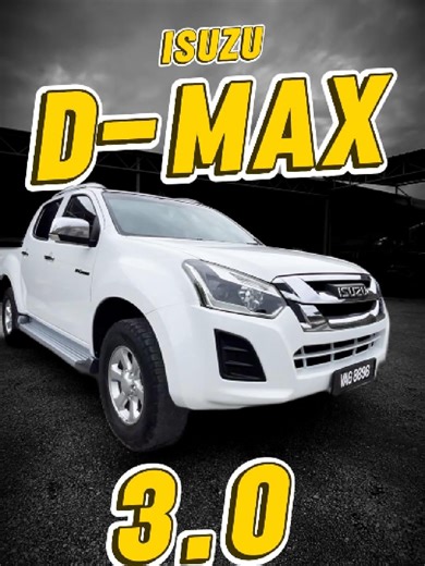 ISUZU D-MAX 3.0 (A) 4x4 LEATHER / REV.CAM & MORE ... ♦ CATEGORIES : CKD / PEMASANGAN TEMPATAN ♦ GRADE : IMMACULATE PERFECT CONDITION ♦ CHECK : INS CO & BOTTOM CHASSIS FRAME VERIFIED ♦ MILEAGE : 97K KM ( SUPER LOW MILES ) ♦ MFG : 2017 ♦ SELLING PRICE : RM 6️⃣3️⃣,7️⃣0️⃣0️⃣ ♦ PROVIDE 1 - 5 YEARS / UNLIMITED MILEAGE WARRANTY COMES COMPLIMENTARY WITH EVERY CAR PURCHASE ( PROMOTION NOW & GRAB IT BEFORE IT'S GONE ) 🔳 GENERAL SPECIFICATION : ✫ 3000CC, 4-CYLINDER DOHC 16-VALVE COMMON-RAIL DIESEL ✫ VGS T