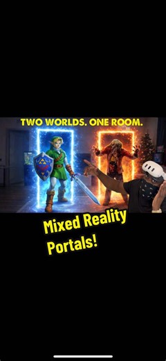TWO WORLDS. ONE ROOM. 😳 | Crazy #MixedReality #Portal on #Quest3 | #questcreatorpartner